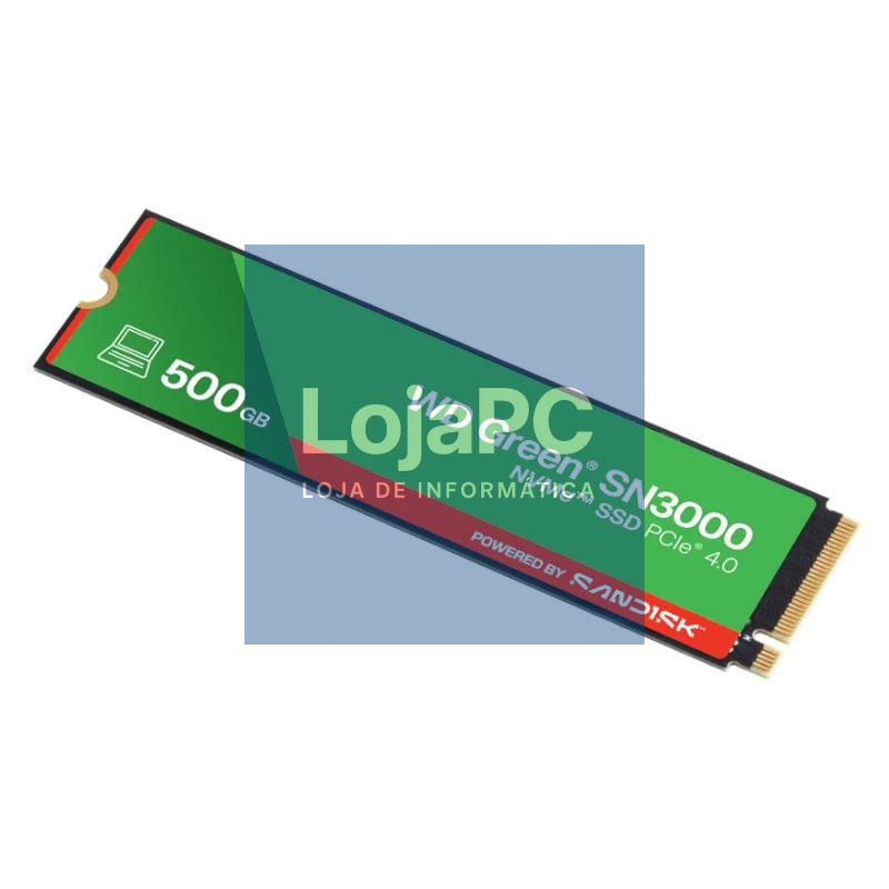 WD Green SN3000 SSD 500GB PCIe Gen4 NVMe — imagem 3