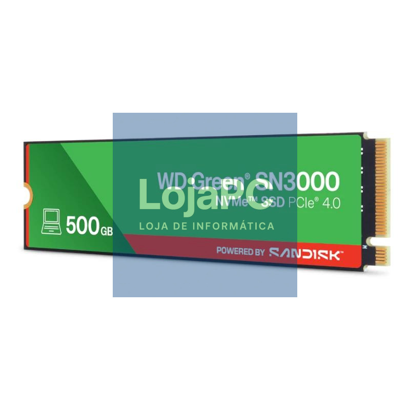 WD Green SN3000 SSD 500GB PCIe Gen4 NVMe — imagem 5