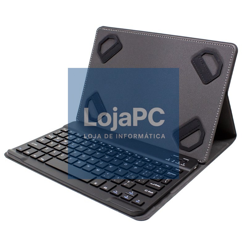Case COOL Ebook / Tablet 11.5 - 13.5 inches Smooth Black Leatherette Bluetooth Keyboard (Spanish) — imagem 4