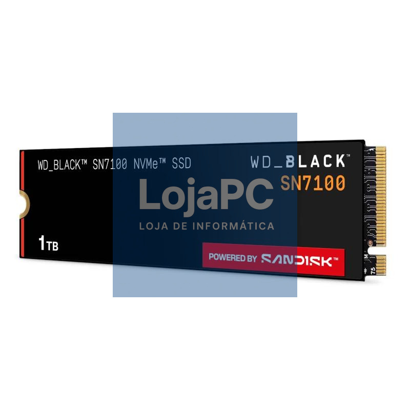 WD Black SN7100 SSD 1TB PCIe Gen4x4 7250MB-s — imagem 3