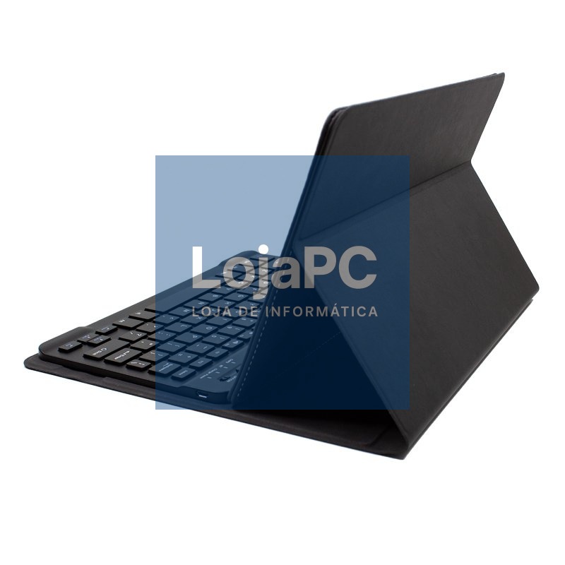 Case COOL Ebook / Tablet 9 - 11 inches Smooth Black Leatherette Bluetooth Keyboard (Spanish) — imagem 2