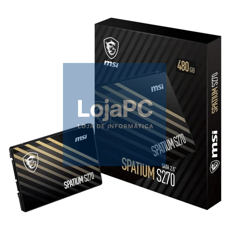 MSI SSD Spatium S270 480Gb 2.5" Sata 3 6Gbps