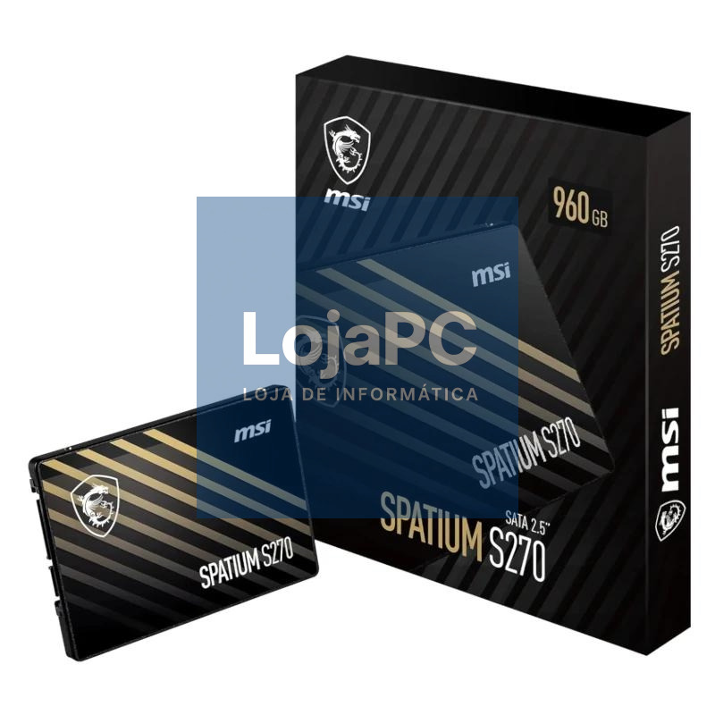 MSI SSD Spatium S270 960Gb 2.5" Sata 3 6Gbps