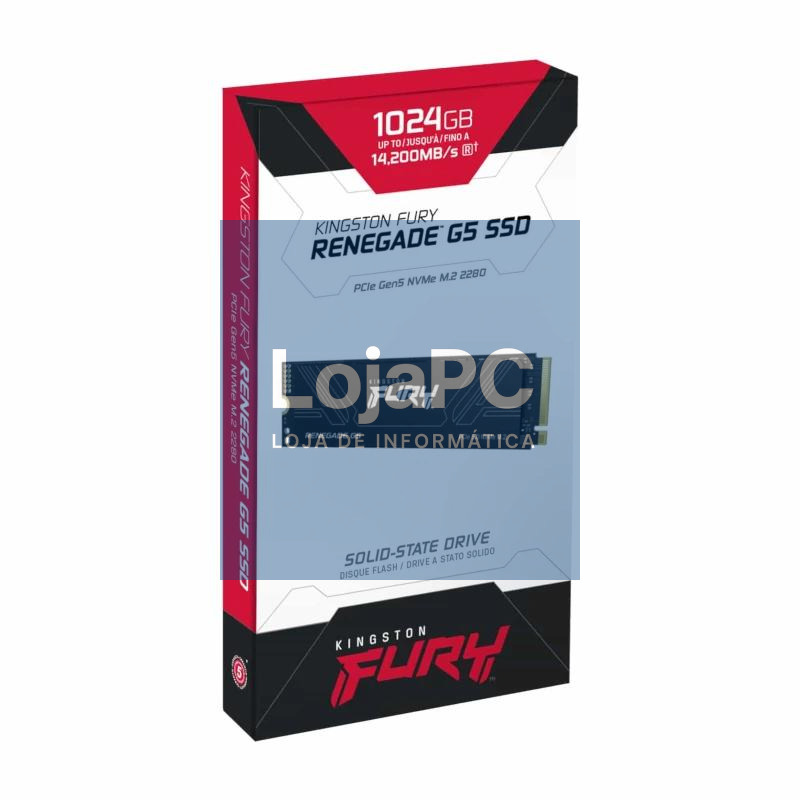 Kingston Fury Renegade G5 SSD 1TB PCIe5.0 14200M-s — imagem 5