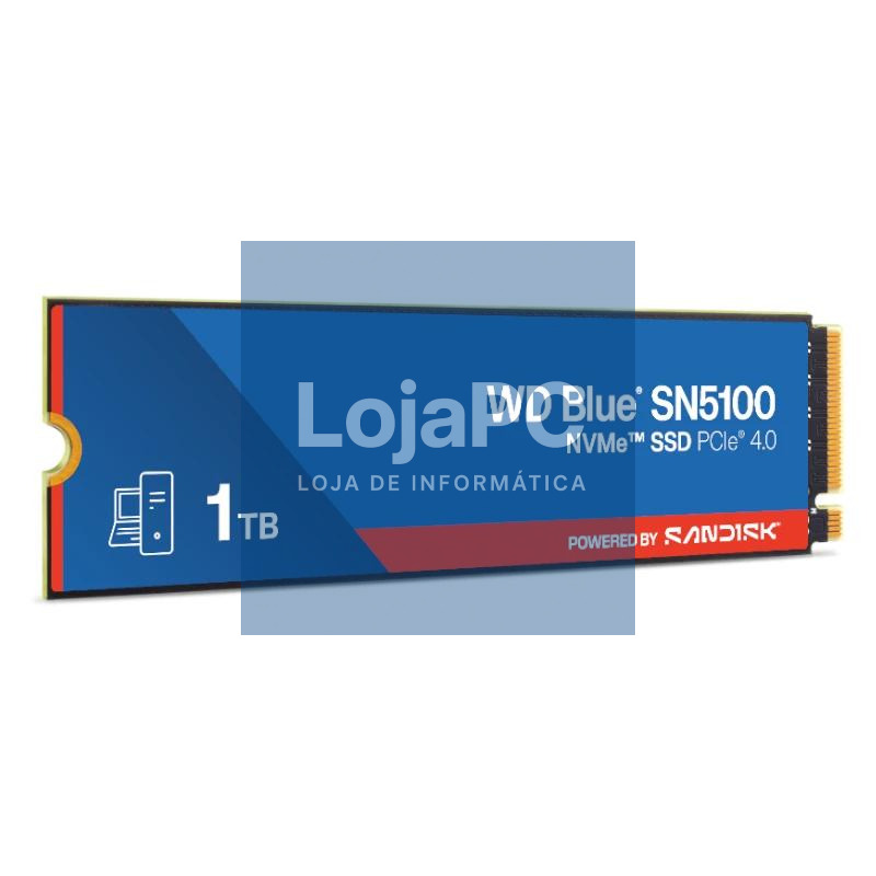WD Blue SN5100 SSD 1TB NVMe Gen4 6700MB-s — imagem 3