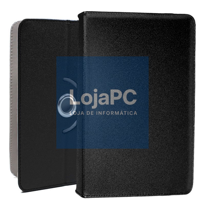 Case COOL Ebook / Tablet 9 inch Smooth Black Rotating — imagem 3