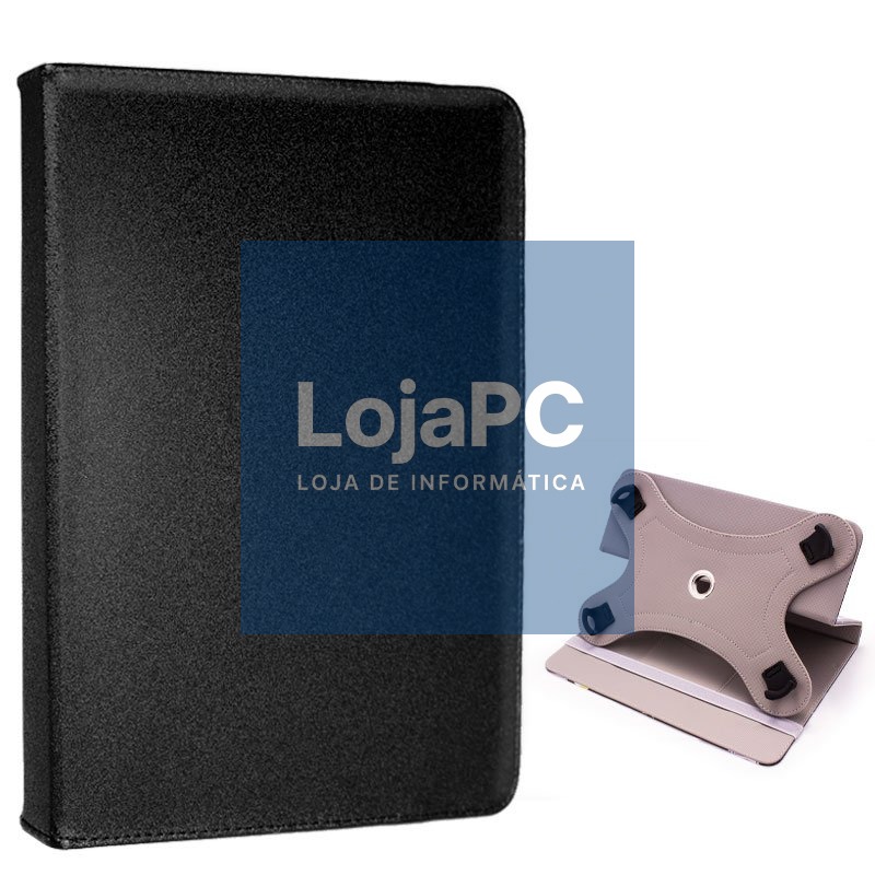 Case COOL Ebook / Tablet 9 inch Smooth Black Rotating