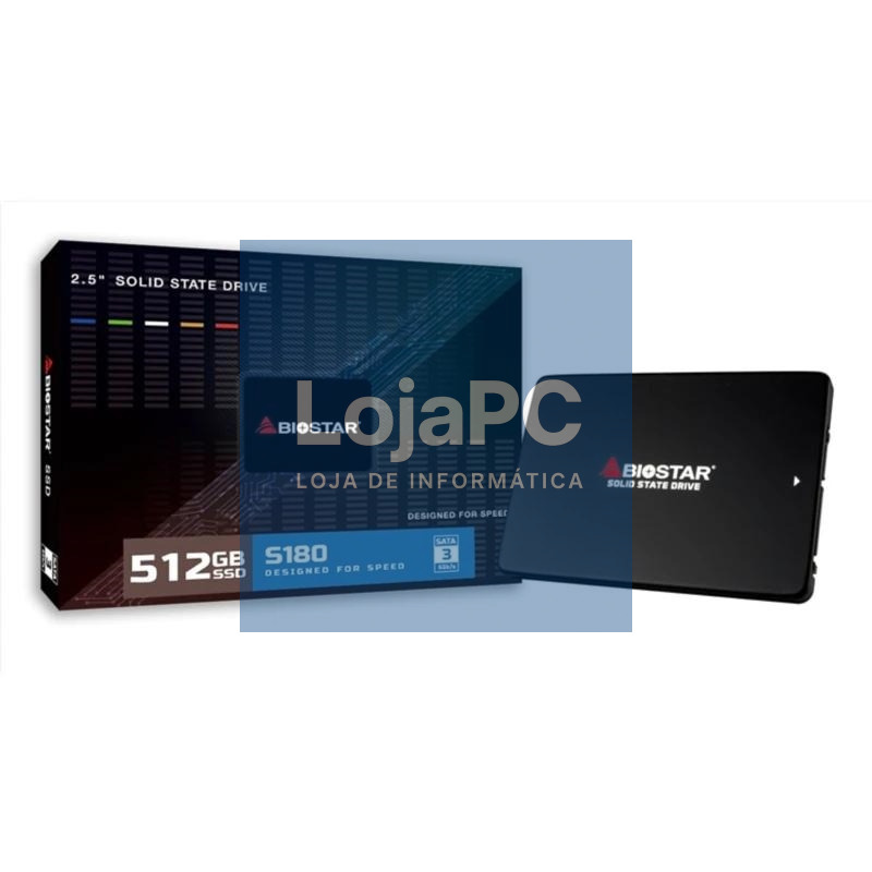 Biostar SSD S180 512Gb 2.5" SATA3 6Gb/s 512Mbs
