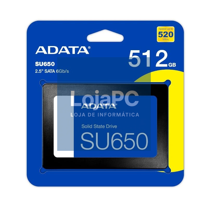 ADATA SSD Ultimate SU650 512GB 3D NAND 2,5" SATA3