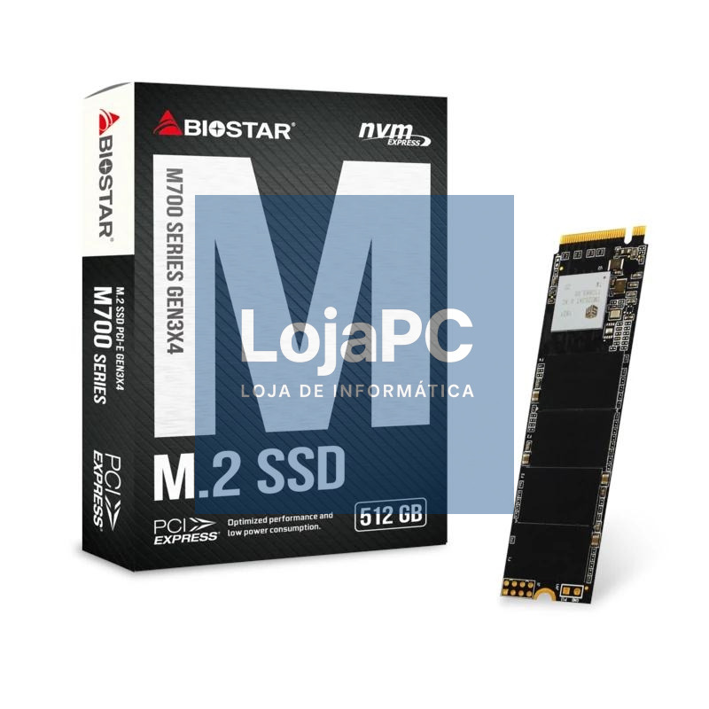 Biostar SSD M710 512Gb Pcie Gen3x4 NVMe 1.3