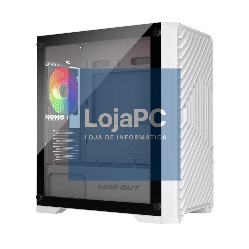 Keep Out Caja M-Atx XC-220W 4FANS Usb3.0 White