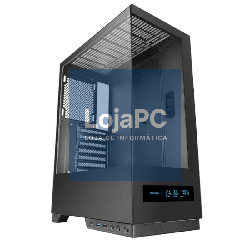 MARS GAMING Caja Atx Pantalla Monitor Negro