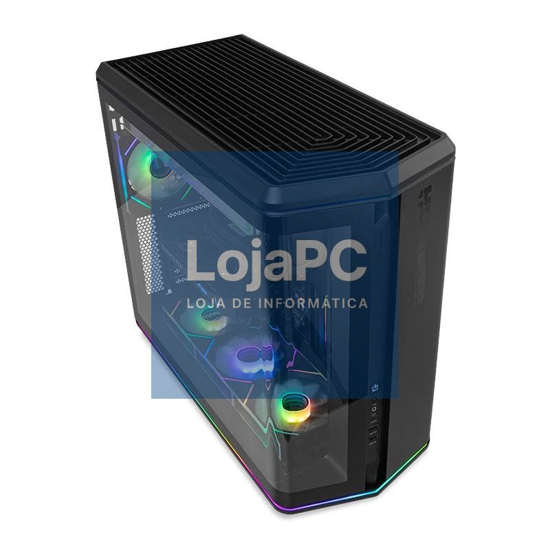 NOX Semitorre ATX Hummer Anvil Cristal Curv Negra — imagem 3