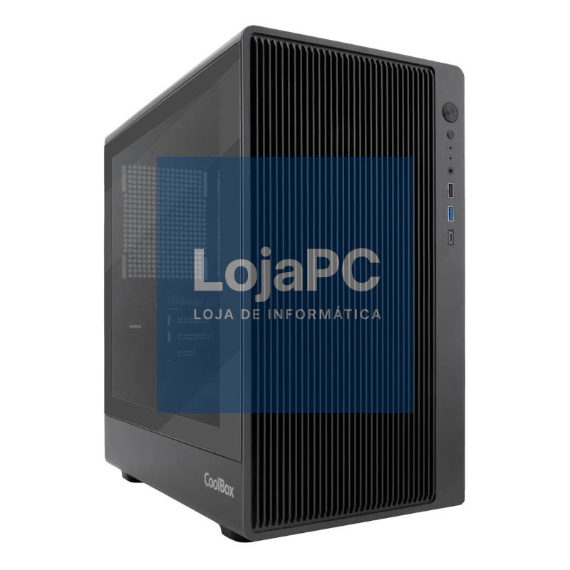 Coolbox Caja Gaming MATX GM350 DARKFACE USB-C 3.2