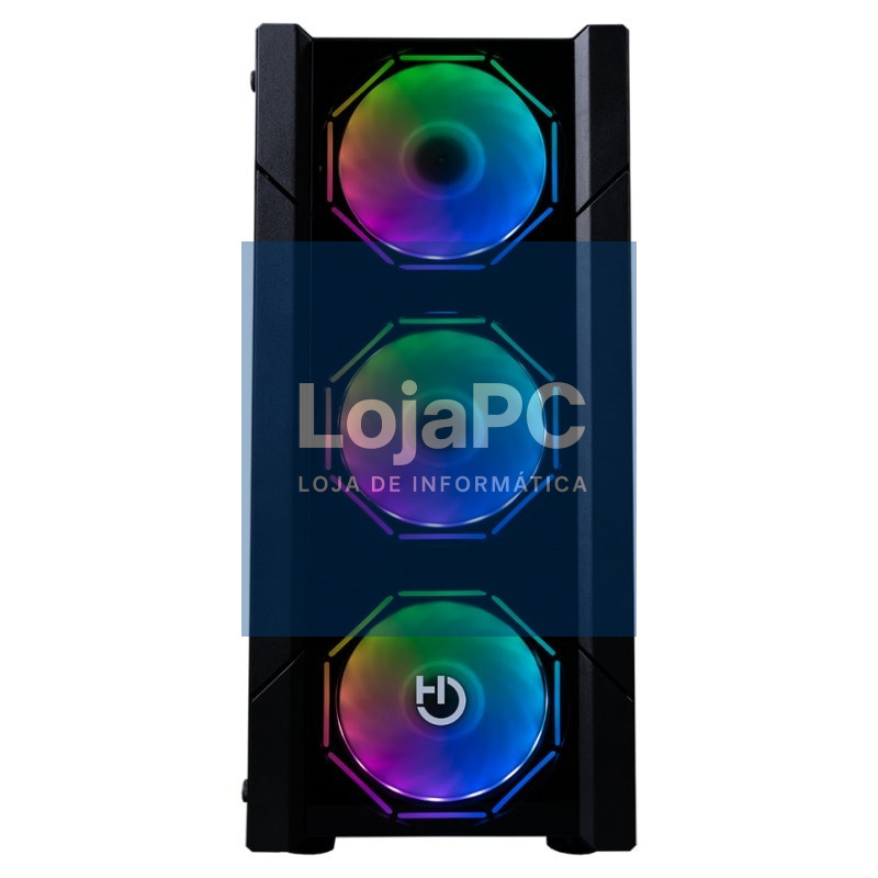 Hiditec Semitorre V30 PRO ARGB Cristal Templado