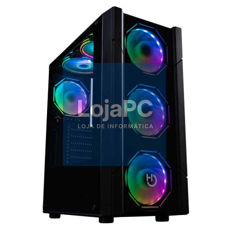 Hiditec Semitorre V30 PRO ARGB Cristal Templado — imagem 2