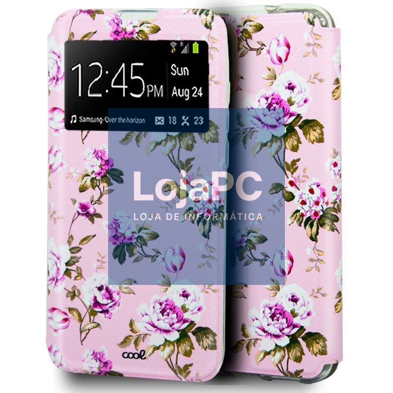 Case COOL Flip Cover for iPhone 12 Pro Max Drawings Flowers