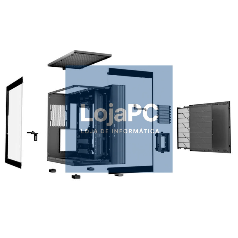 be quiet! Caja Light Base 600 DX Black — imagem 3