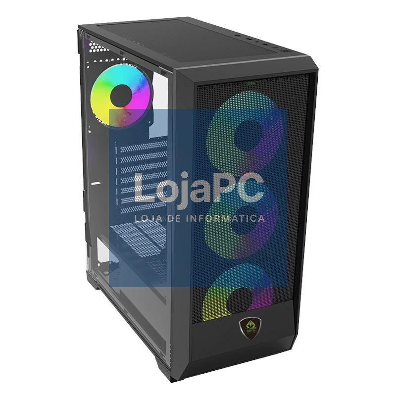 Keep Out Caja Atx XC-501 Mesh Usb 3.0 Type-C Black — imagem 5