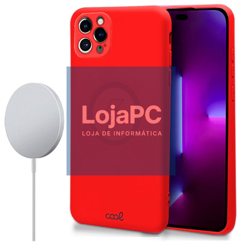 Case COOL For iPhone 14 Pro Magnetic Cover Red
