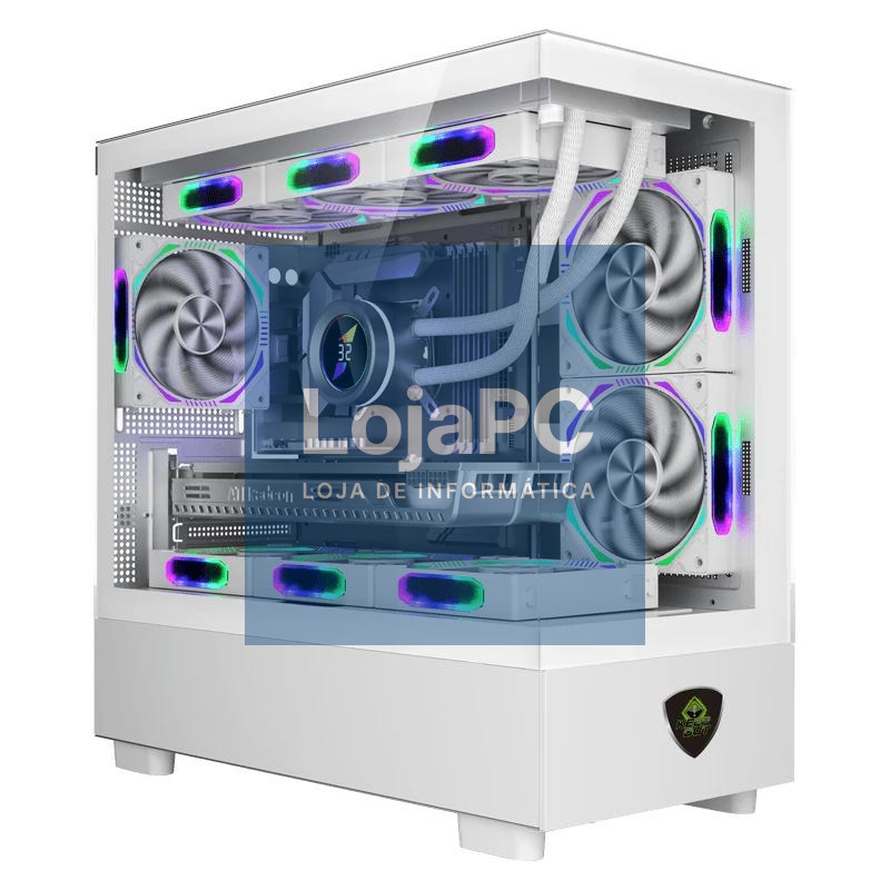 Keep Out Caja M-atx XC-301W 3FANS Usb 3.0 White — imagem 3