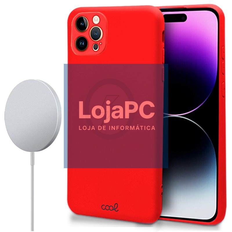 Case COOL For iPhone 14 Pro Max Magnetic Cover Red