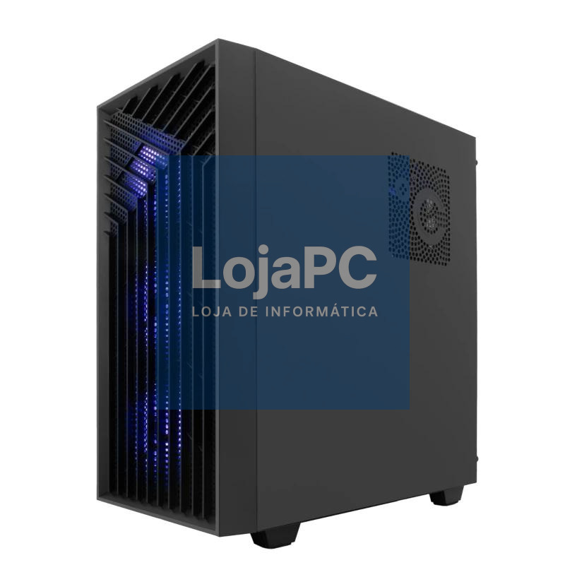 Coolbox Caja Gaming ATX GA300 GRIDLINE Black — imagem 3