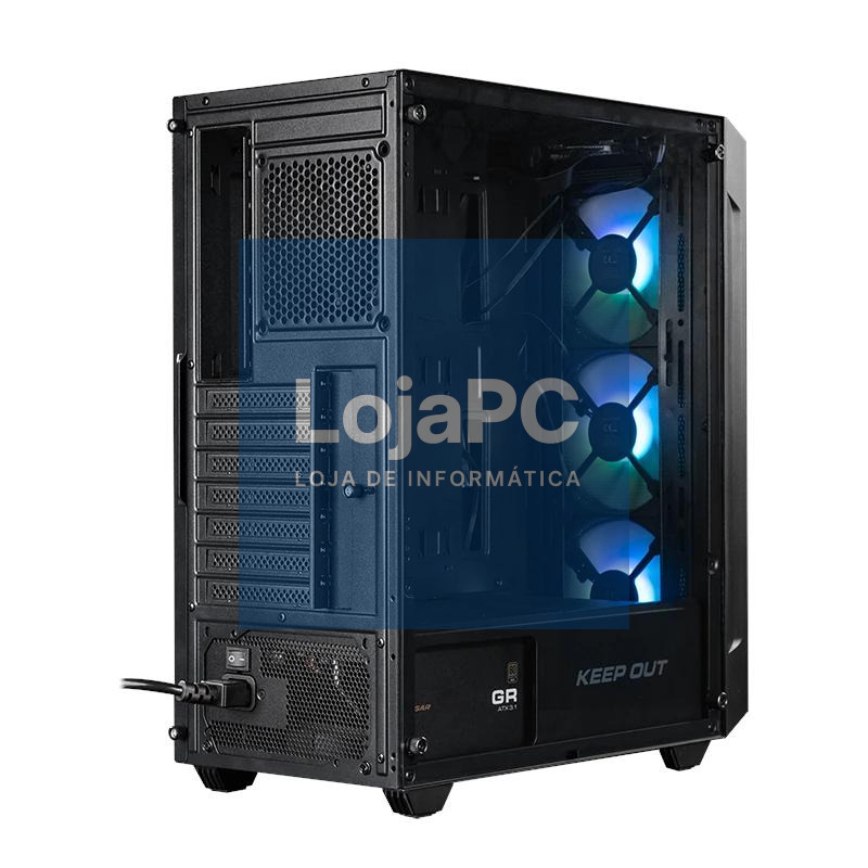 Keep Out Caja M-Atx KO XC-200 RGB Usb3 Black Glass — imagem 3