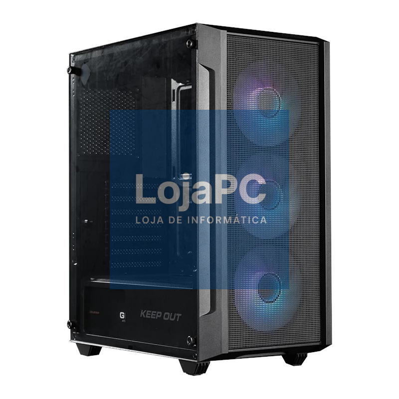 Keep Out Caja M-Atx KO XC-200 RGB Usb3 Black Glass