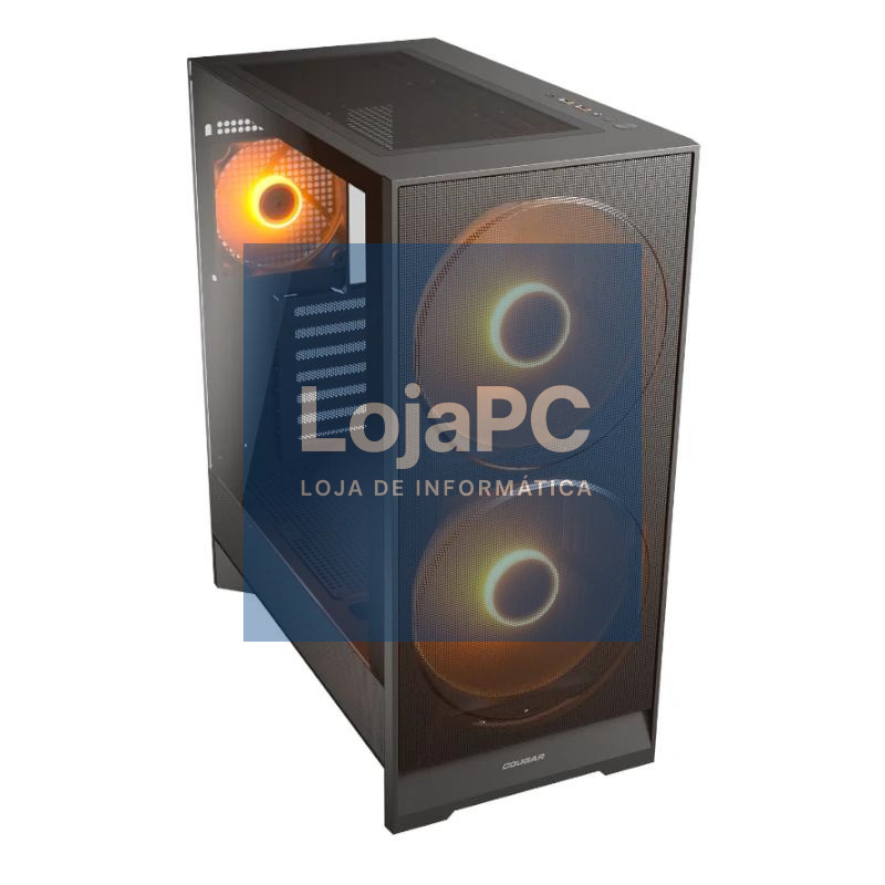 Cougar Caja Semitorre Airface 180 Black — imagem 3