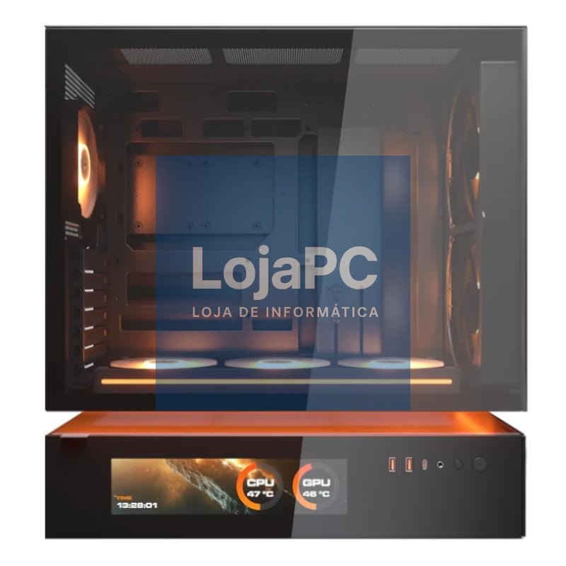 Cougar Caja Semitorre CFV235 Mesh Vision Black — imagem 3