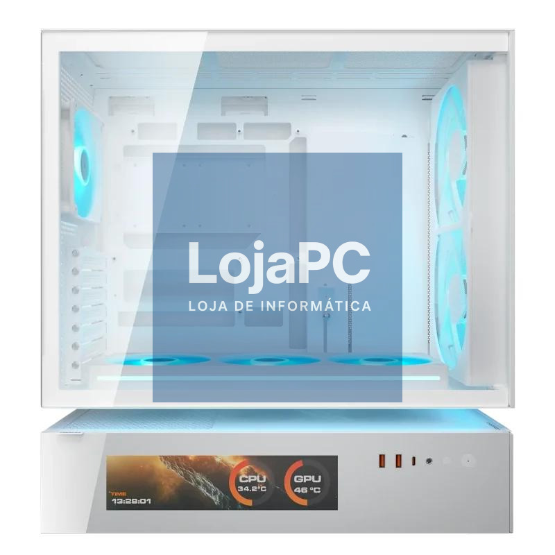Cougar Caja Semitorre CFV235 Mesh Vision White — imagem 3