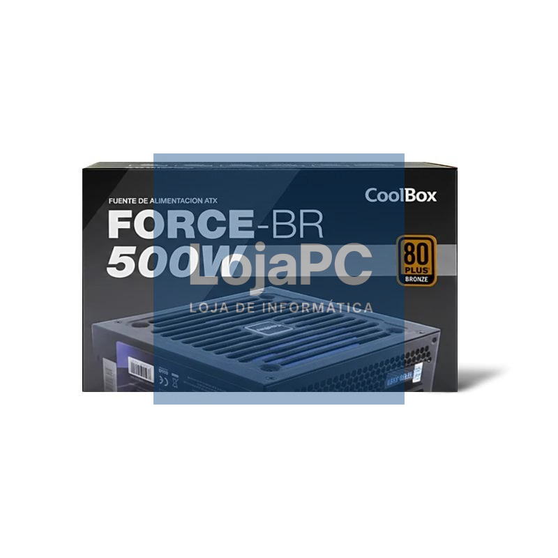 CoolBox Fuente AL. ATX FORCE-BR500 BRONZE Retail