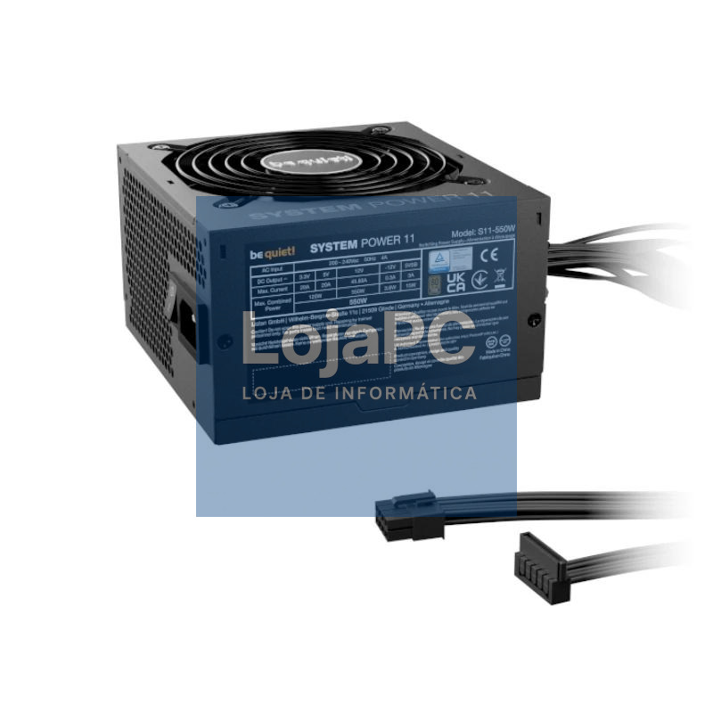 be quiet! Fuente System Power 11 550W 20+4 p ATX — imagem 5