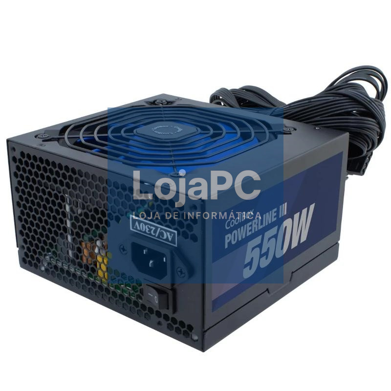 COOLBOX Fuente Alimentac. ATX POWERLINE III 550W