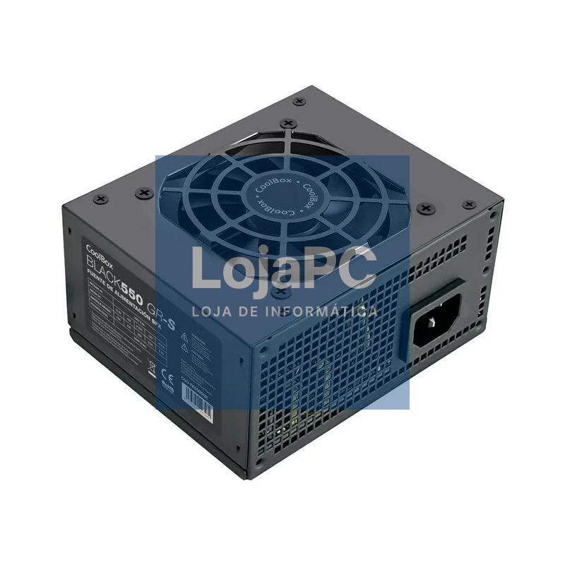 CoolBox Fuente Alim. SFX BLACK550 GR-S 550W Negra