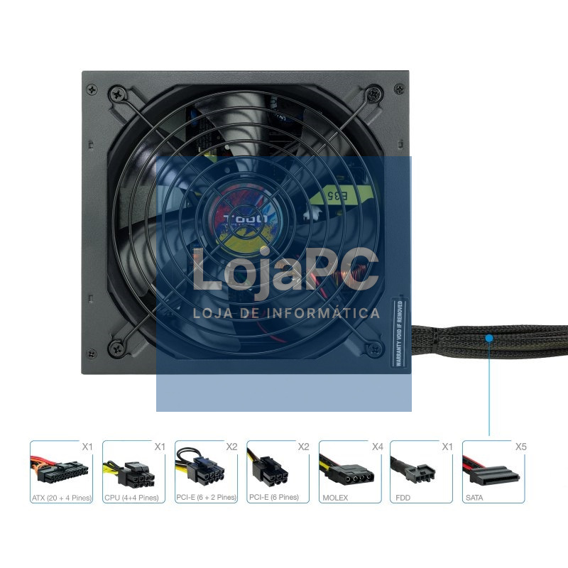 Tooq Fuente Alimentación TQAPOLO-750SP 750W