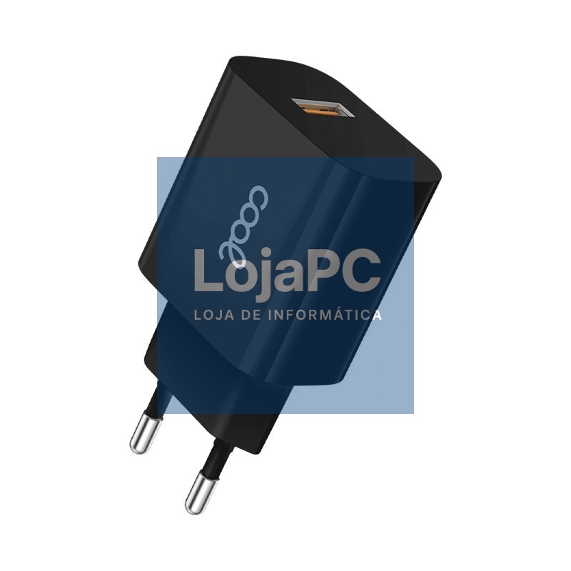 Charger + Cable Type C COOL Universal 2.4Amp Black — imagem 3