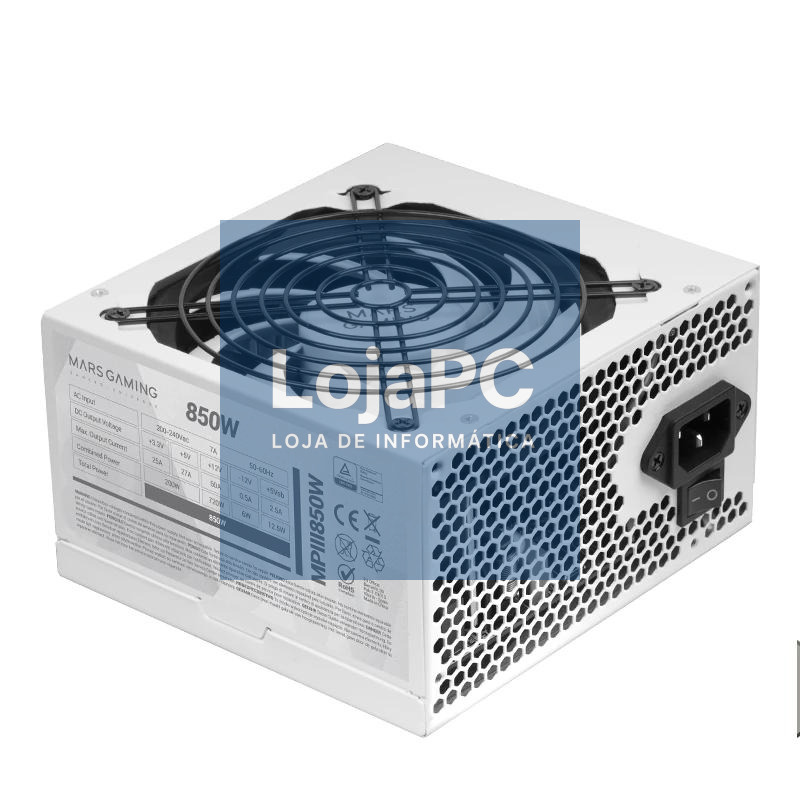 Mars Gaming Fuente MPIII 850W Ultra silent