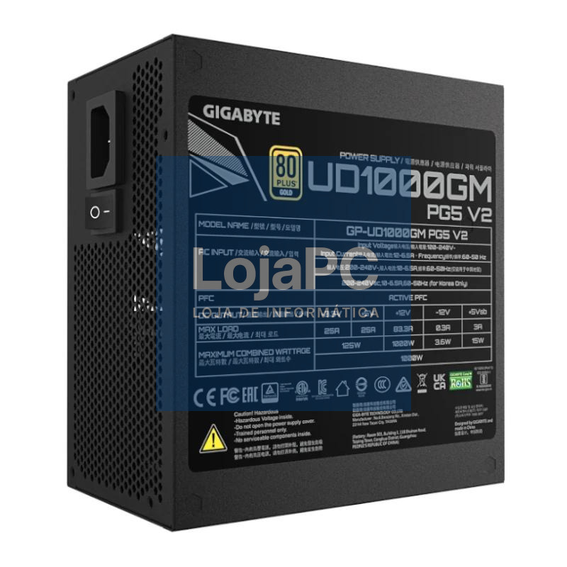 Gigabyte Fuente Alimentación GP-UD1000GM PG5 V2 — imagem 5