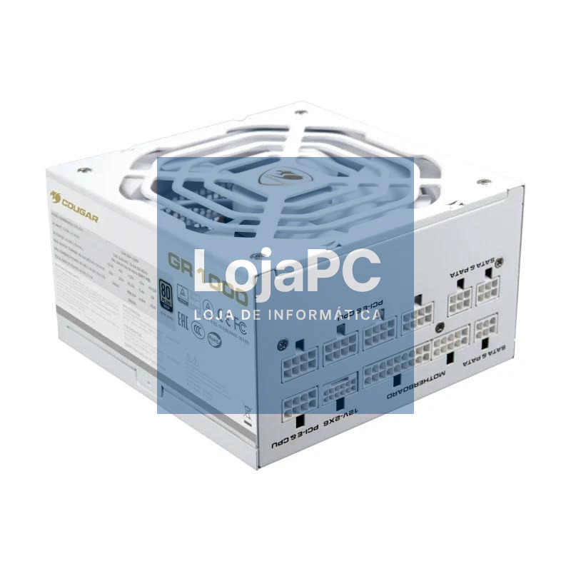 Cougar Fuente Alimentación GR 1000 Snow 80+ Gold — imagem 3