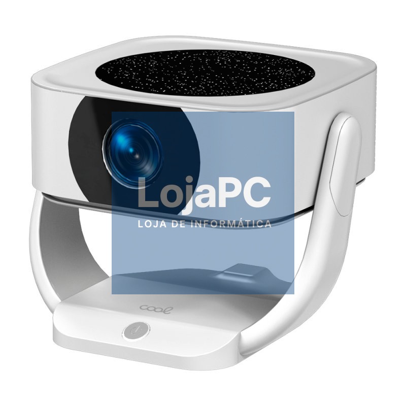 Compact Projector COOL Onix 3500 Lumens Integrated Speaker + HDMI / USB + Wifi Mirror White — imagem 4