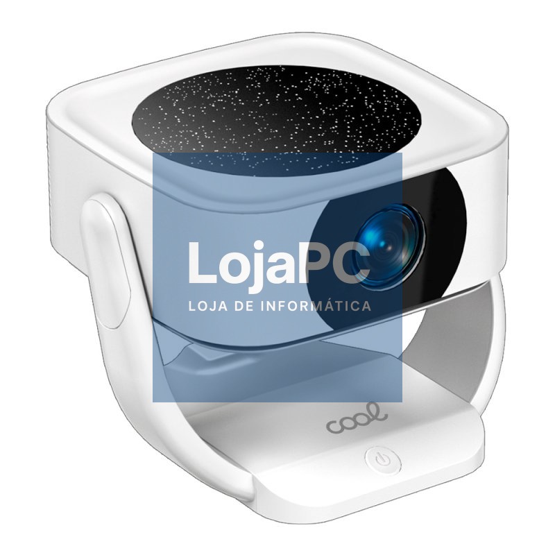 Compact Projector COOL Onix 3500 Lumens Integrated Speaker + HDMI / USB + Wifi Mirror White