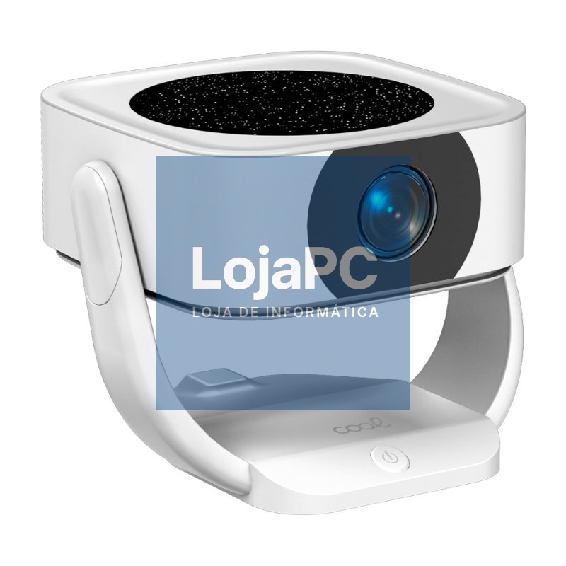 Compact Projector COOL Onix 3500 Lumens Integrated Speaker + HDMI / USB + Wifi Mirror White — imagem 3