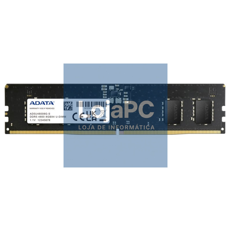 ADATA RAM AD5U48008G-S 8GB 4800Mhz DDR5