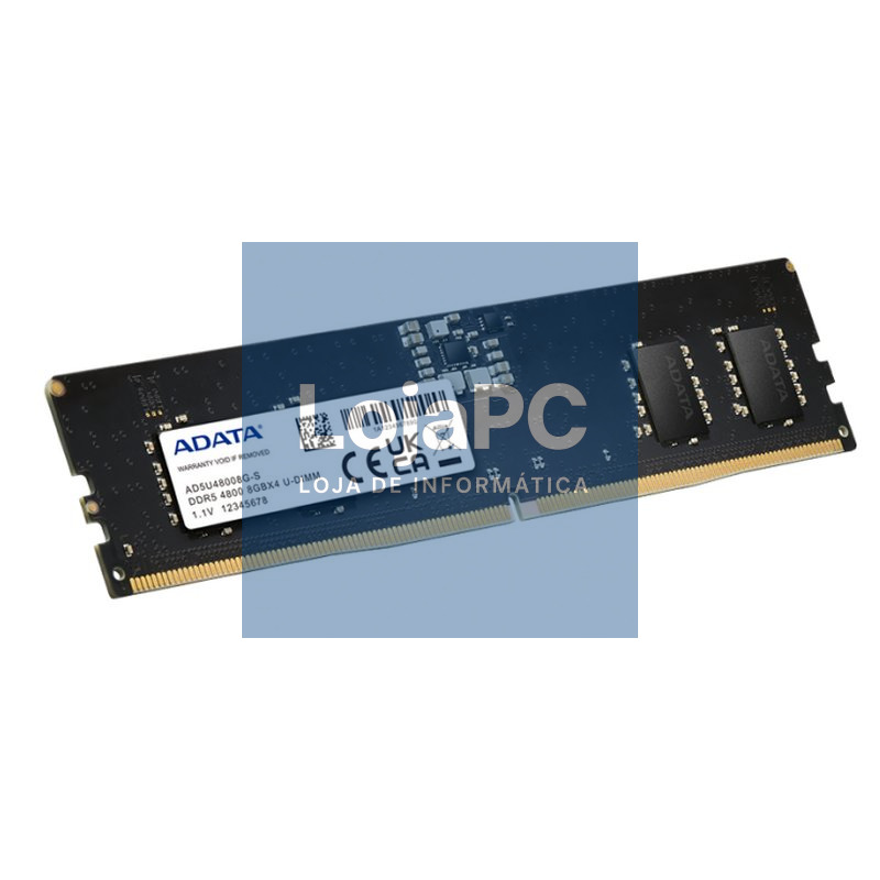 ADATA RAM AD5U48008G-S 8GB 4800Mhz DDR5 — imagem 3