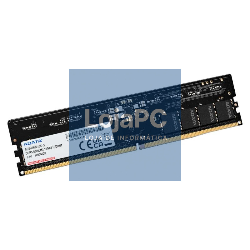 ADATA RAM AD5U560016G-S 16GB 5600Mhz DDR5 DIMM — imagem 2
