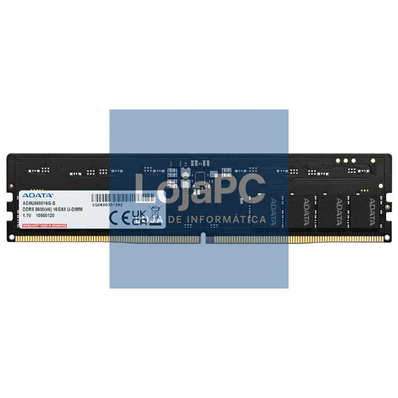 ADATA RAM AD5U560016G-S 16GB 5600Mhz DDR5 DIMM