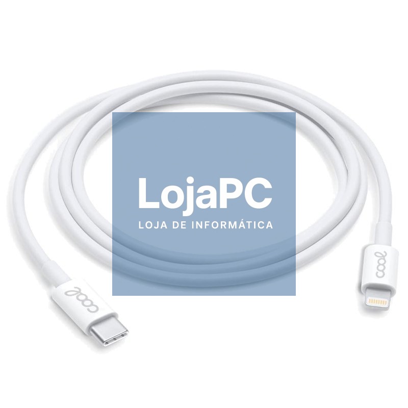 Compatible USB Cable COOL Universal TYPE-C to Lightning (1.2 meters) White — imagem 4
