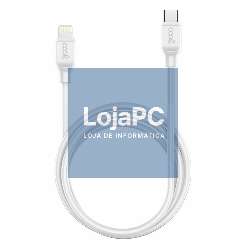 Compatible USB Cable COOL Universal TYPE-C to Lightning (1.2 meters) White — imagem 3